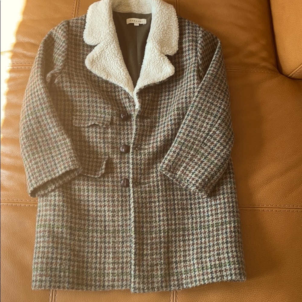 Caramel Kids wool coat